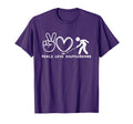 Peace Love Shuffleboard T-Shirt - Casual Everyday Wear Men Women - T-Shirt, Sweatshirt, Hoodie