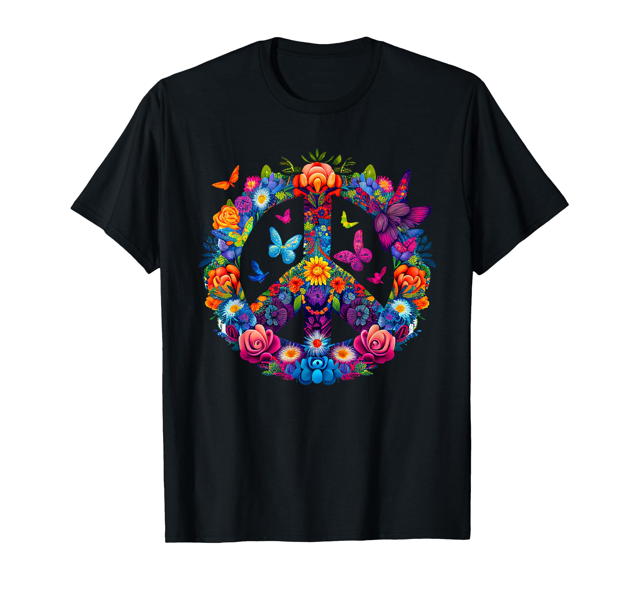 Peace Love 60S 70S Groovy Costume T-Shirt - Streetwear Style Unisex - T-Shirt, Sweatshirt, Hoodie