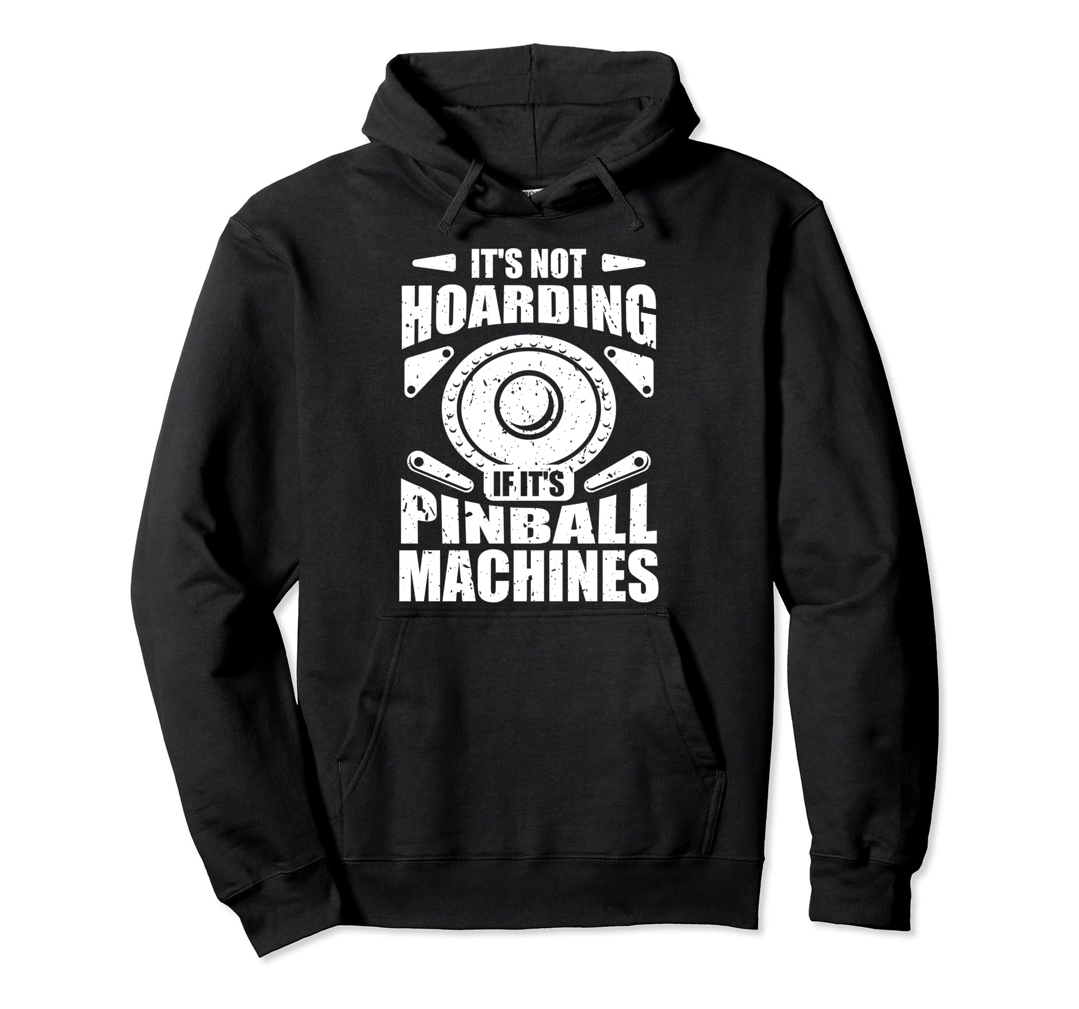 Funny Pinball Gamer Flipper Flipping Ball Hoodie - Unique Graphic Unisex - T-Shirt, Sweatshirt, Hoodie