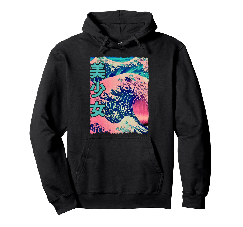 Vaporwave Cyber Pastel Punk Japanese Hoodie - Streetwear Style Unisex - T-Shirt, Sweatshirt, Hoodie