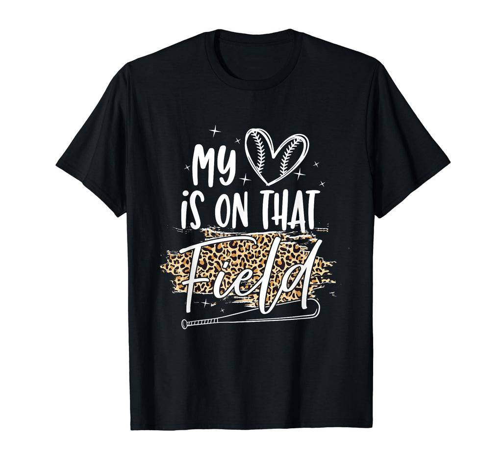 Baseball Mom Leopard Pattern Softball T-Shirt - Streetwear Style Men Women - T-Shirt, Sweatshirt, Hoodie