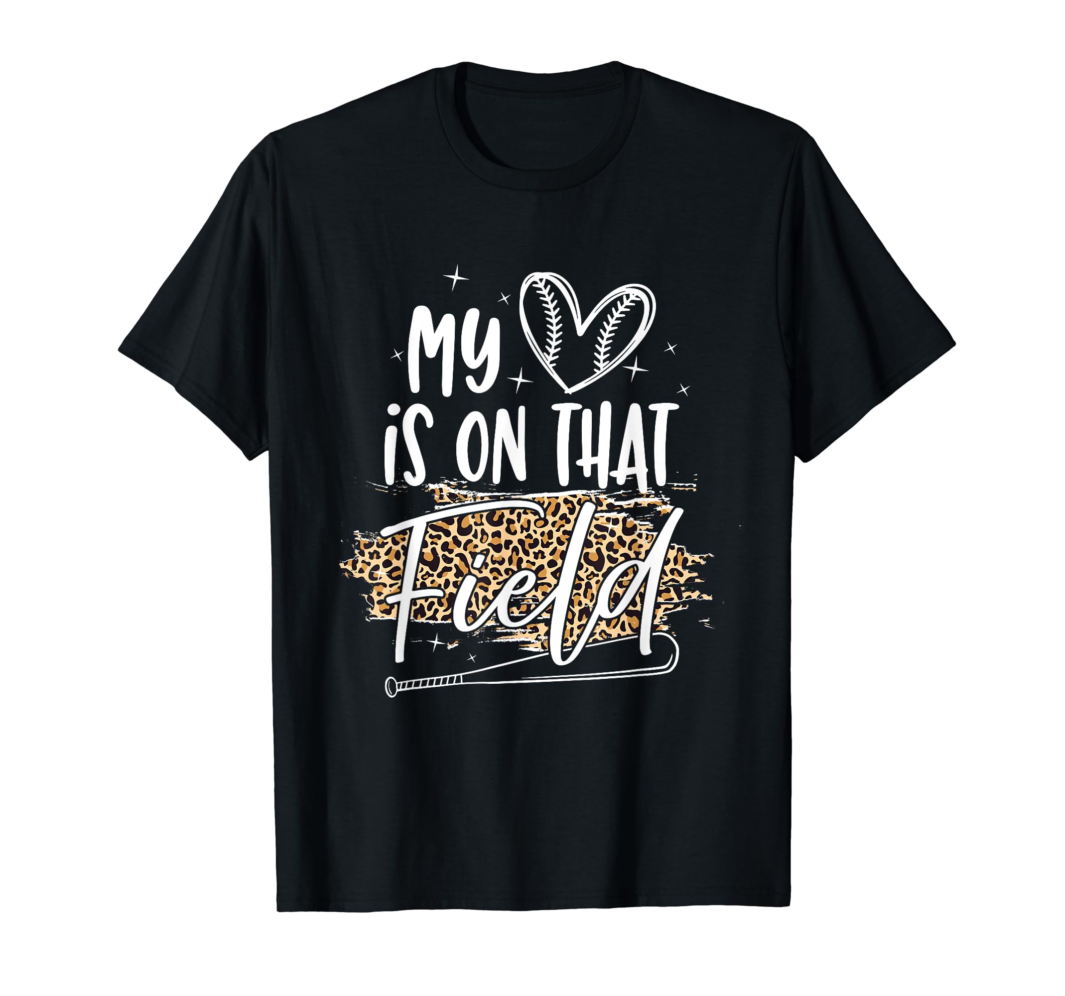 Baseball Mom Leopard Pattern Softball T-Shirt - Streetwear Style Men Women - T-Shirt, Sweatshirt, Hoodie
