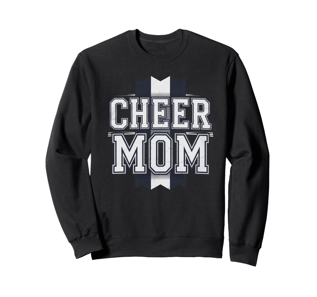Cheer Mom Mother Bow Sweatshirt - Fun Novelty Design for Adults - T-Shirt, Sweatshirt, Hoodie