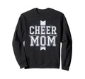 Cheer Mom Mother Bow Sweatshirt - Fun Novelty Design for Adults - T-Shirt, Sweatshirt, Hoodie