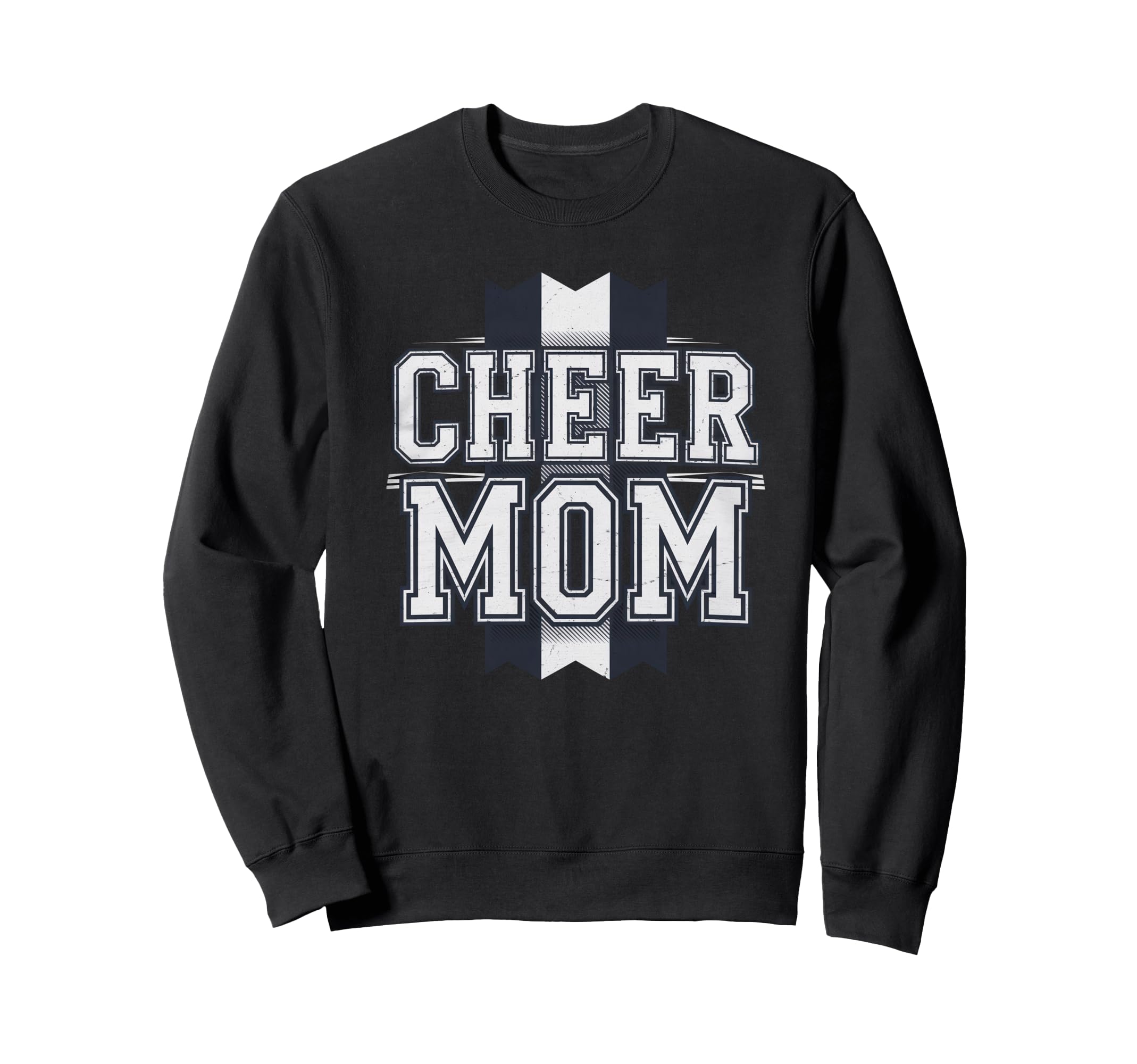 Cheer Mom Mother Bow Sweatshirt - Fun Novelty Design for Adults - T-Shirt, Sweatshirt, Hoodie