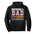 Baseball Dad Definition Dad Baseball Hoodie - Novelty Apparel for Adults - T-Shirt, Sweatshirt, Hoodie