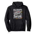 Raised Old School Hip Hop Hoodie - Casual Everyday Wear for Adults - T-Shirt, Sweatshirt, Hoodie