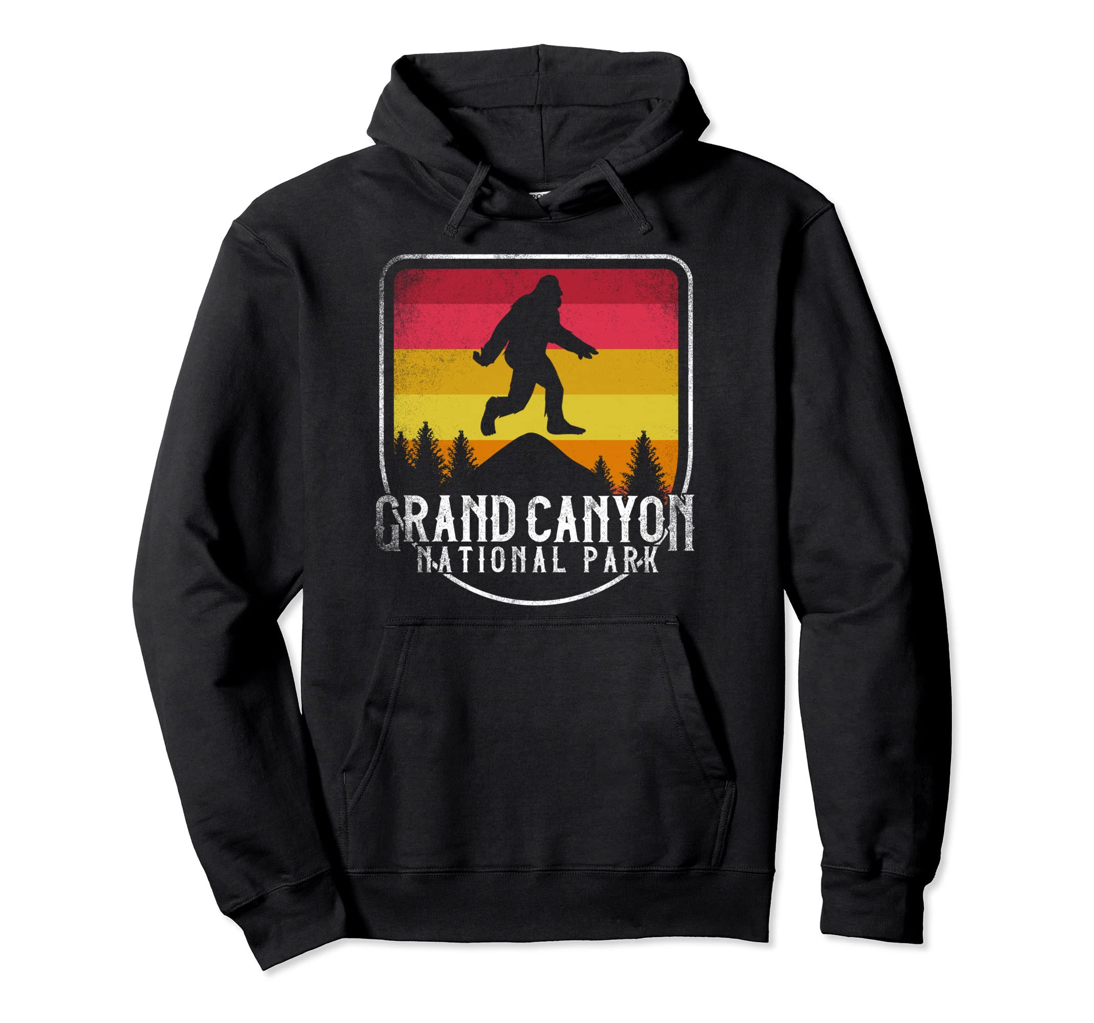 Bigfoot Grand Canyon National Park Hoodie - Minimalist Print Unisex - T-Shirt, Sweatshirt, Hoodie