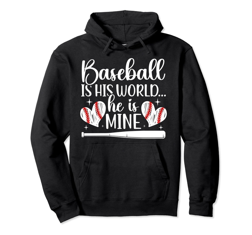 Proud Baseball Mom Baseball Player Mama Hoodie - Trendy Graphic Unisex - T-Shirt, Sweatshirt, Hoodie