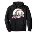 Philadelphia Philly Cityscape Baseball Hoodie - Graphic Print Men Women - T-Shirt, Sweatshirt, Hoodie