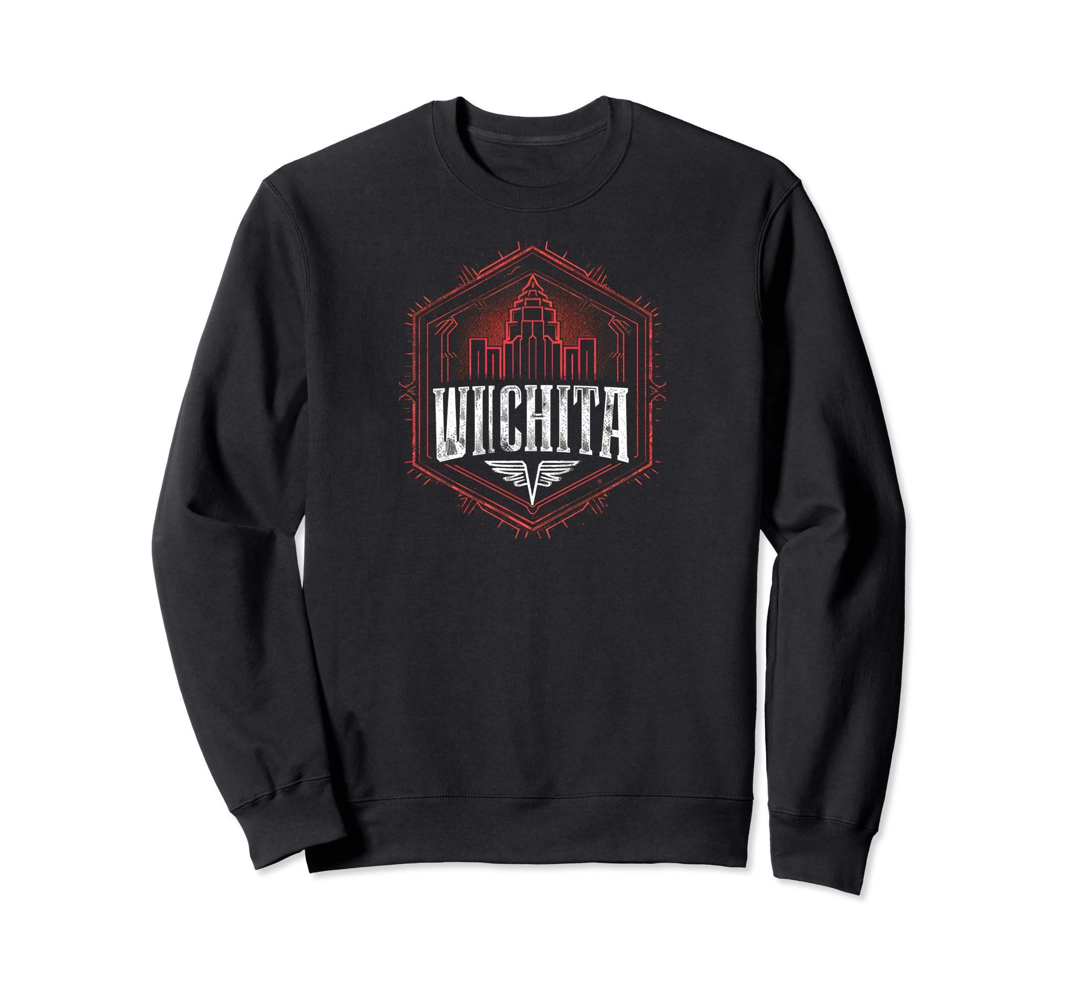 Wichita Grit 90S Grunge Sweatshirt - Casual Everyday Wear Men Women - T-Shirt, Sweatshirt, Hoodie