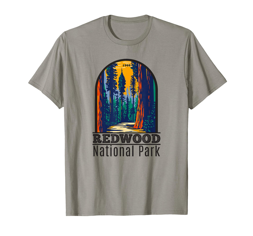 Redwood National Park Small T-Shirt - Custom Art Print for Adults - T-Shirt, Sweatshirt, Hoodie