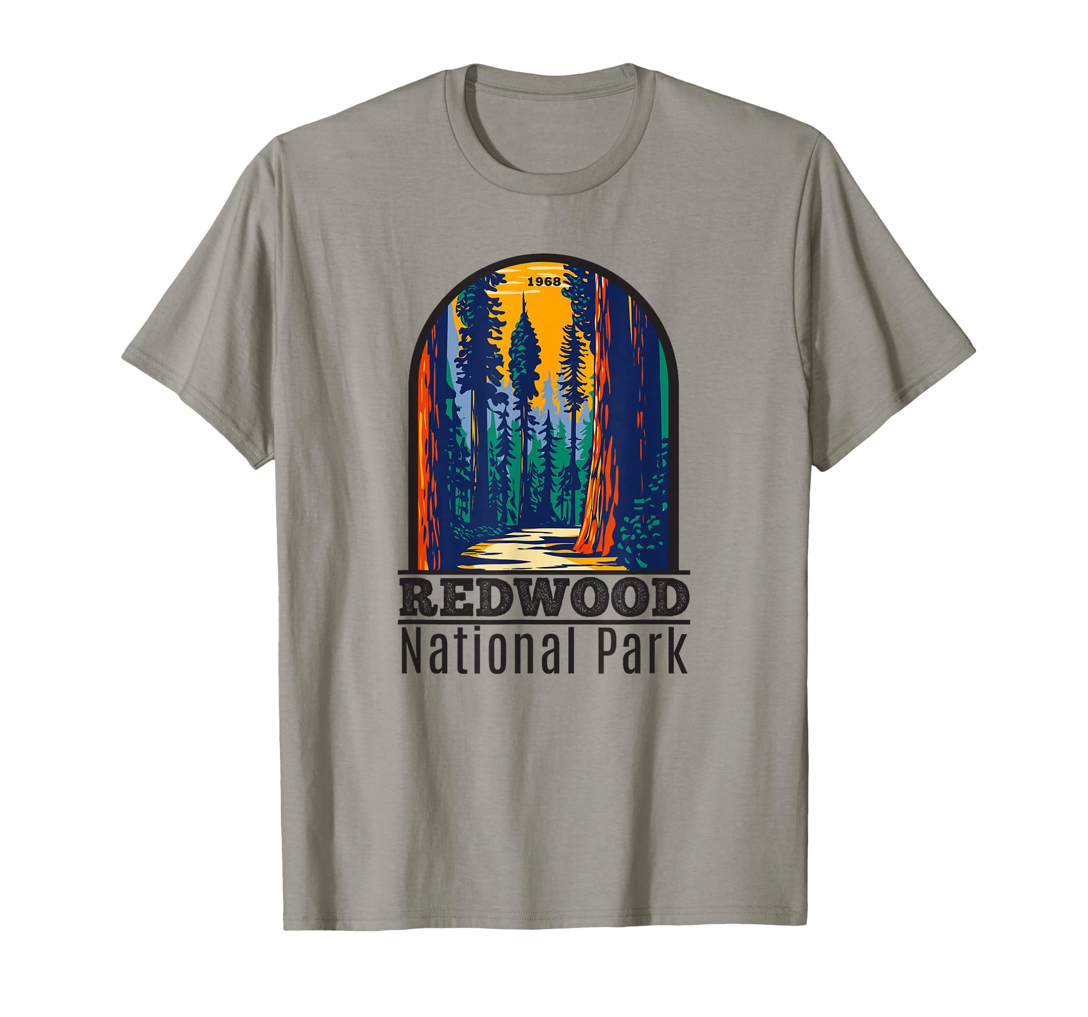 Redwood National Park Small T-Shirt - Custom Art Print for Adults - T-Shirt, Sweatshirt, Hoodie