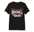 Mens Baseball Uncle Baseball Player Tri T-Shirt - Minimalist Print Unisex - T-Shirt, Sweatshirt, Hoodie