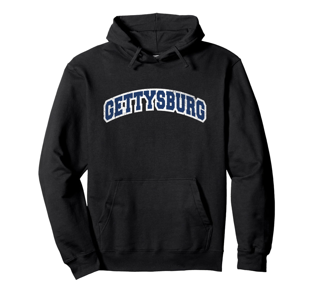 Gettysburg Pennsylvania Varsity Hoodie - Novelty Apparel Unisex - T-Shirt, Sweatshirt, Hoodie