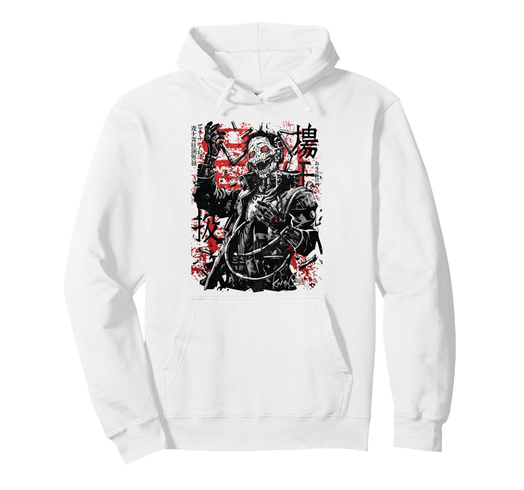 Japanese Streetwear Cyberpunk Y2K Hoodie - Minimalist Print Men Women - T-Shirt, Sweatshirt, Hoodie