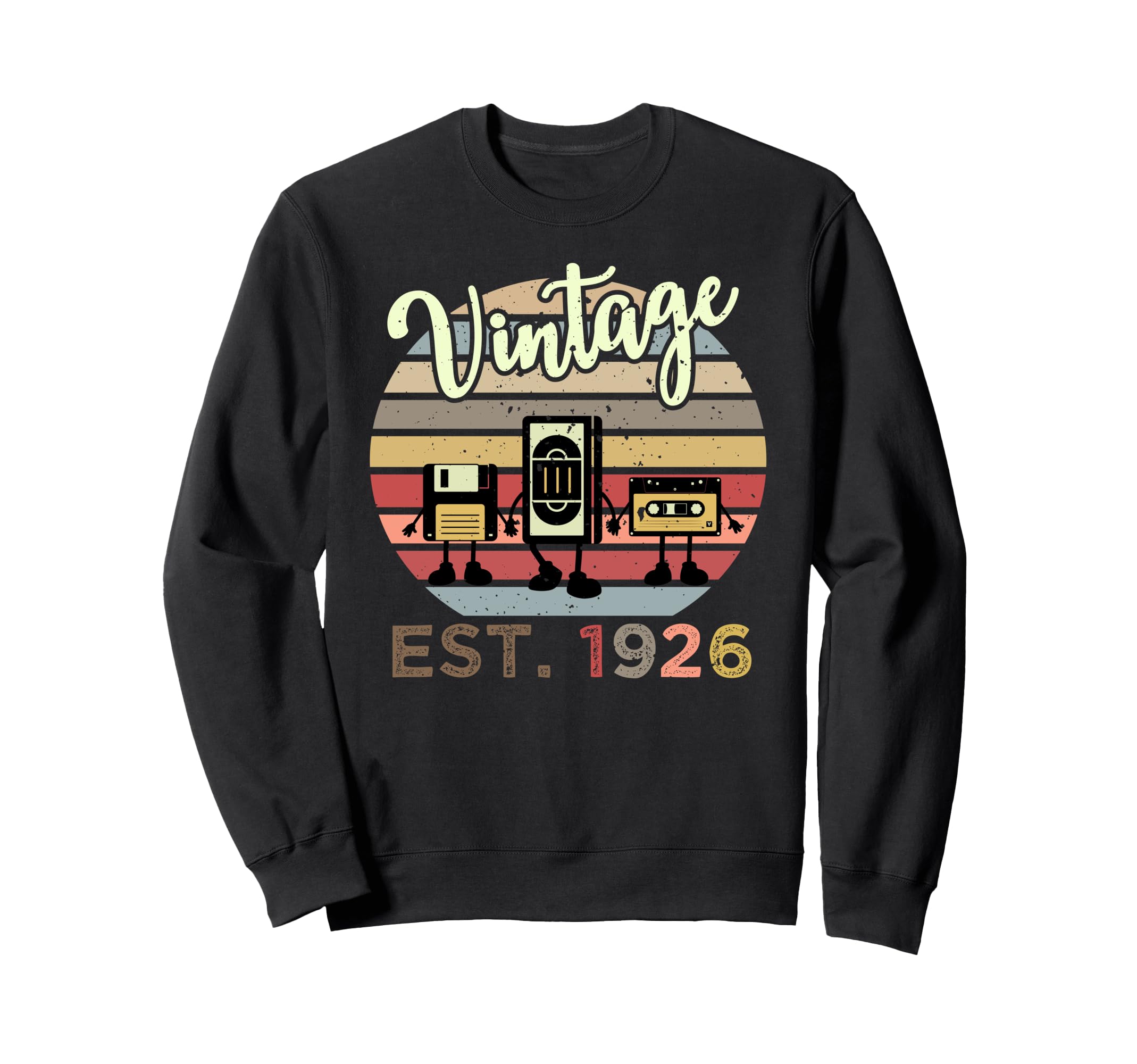 96Th Birthday 96 Years Old Est 1926 Sweatshirt - Trendy Graphic Unisex - T-Shirt, Sweatshirt, Hoodie