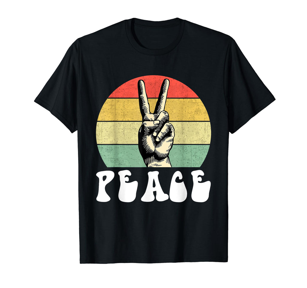 Peace Sign Finger Peace Sign T-Shirt - Casual Everyday Wear for Adults - T-Shirt, Sweatshirt, Hoodie