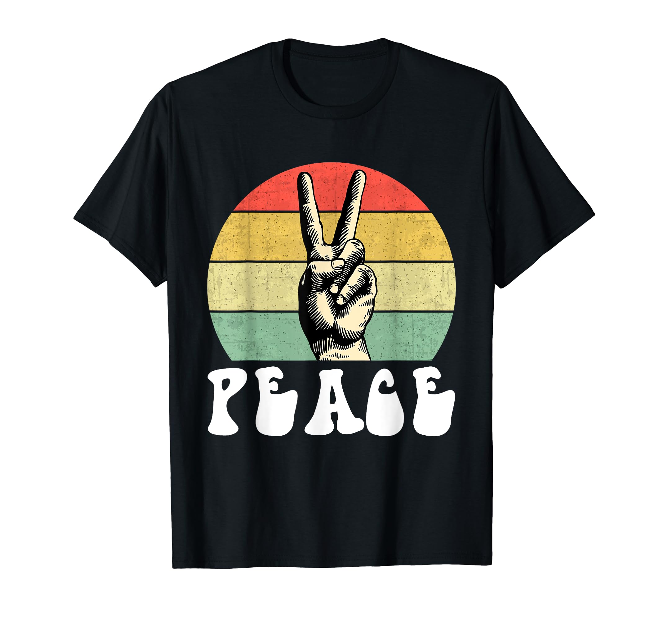 Peace Sign Finger Peace Sign T-Shirt - Casual Everyday Wear for Adults - T-Shirt, Sweatshirt, Hoodie
