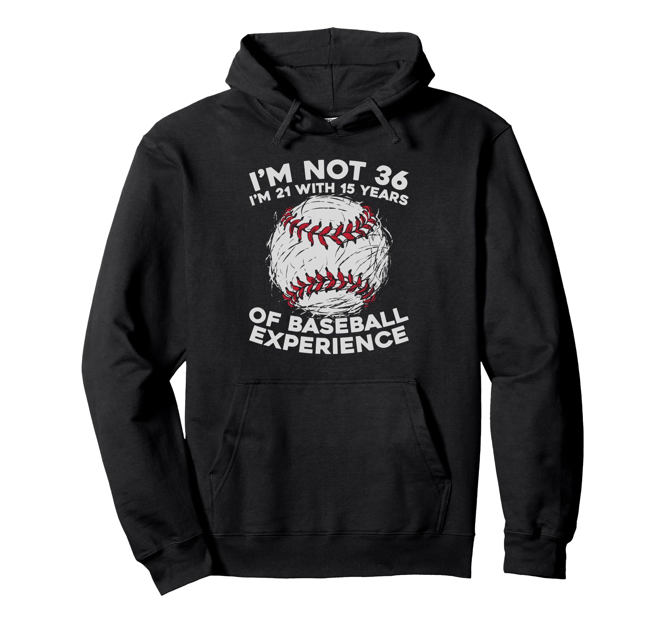 36 Years Old Baseball Sport Team Hoodie - Novelty Apparel Unisex - T-Shirt, Sweatshirt, Hoodie