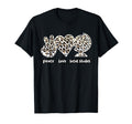 Peace Love Social Studies Teacher T-Shirt - Fun Novelty Design Unisex - T-Shirt, Sweatshirt, Hoodie
