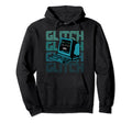 Be Glitch Retrowave Vaporwave Hoodie - Fun Novelty Design for Adults - T-Shirt, Sweatshirt, Hoodie