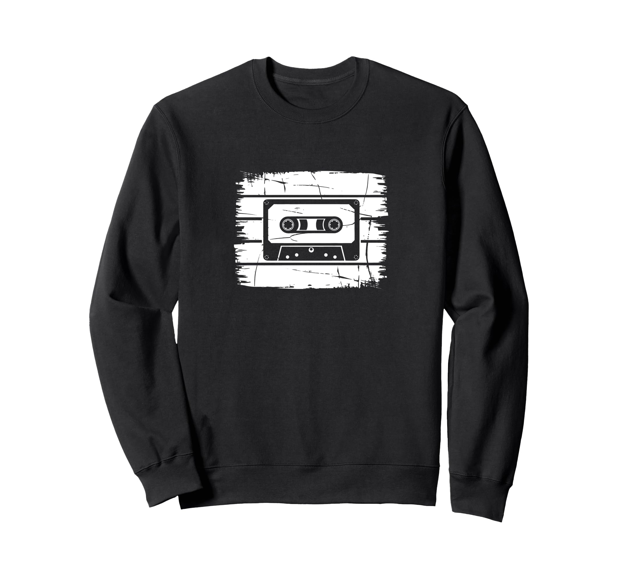Cassette Tape Music Sweatshirt - Unique Graphic Unisex - T-Shirt, Sweatshirt, Hoodie
