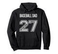 2027 Senior Baseball Dad Class 27 Senior Hoodie - Novelty Apparel Unisex - T-Shirt, Sweatshirt, Hoodie