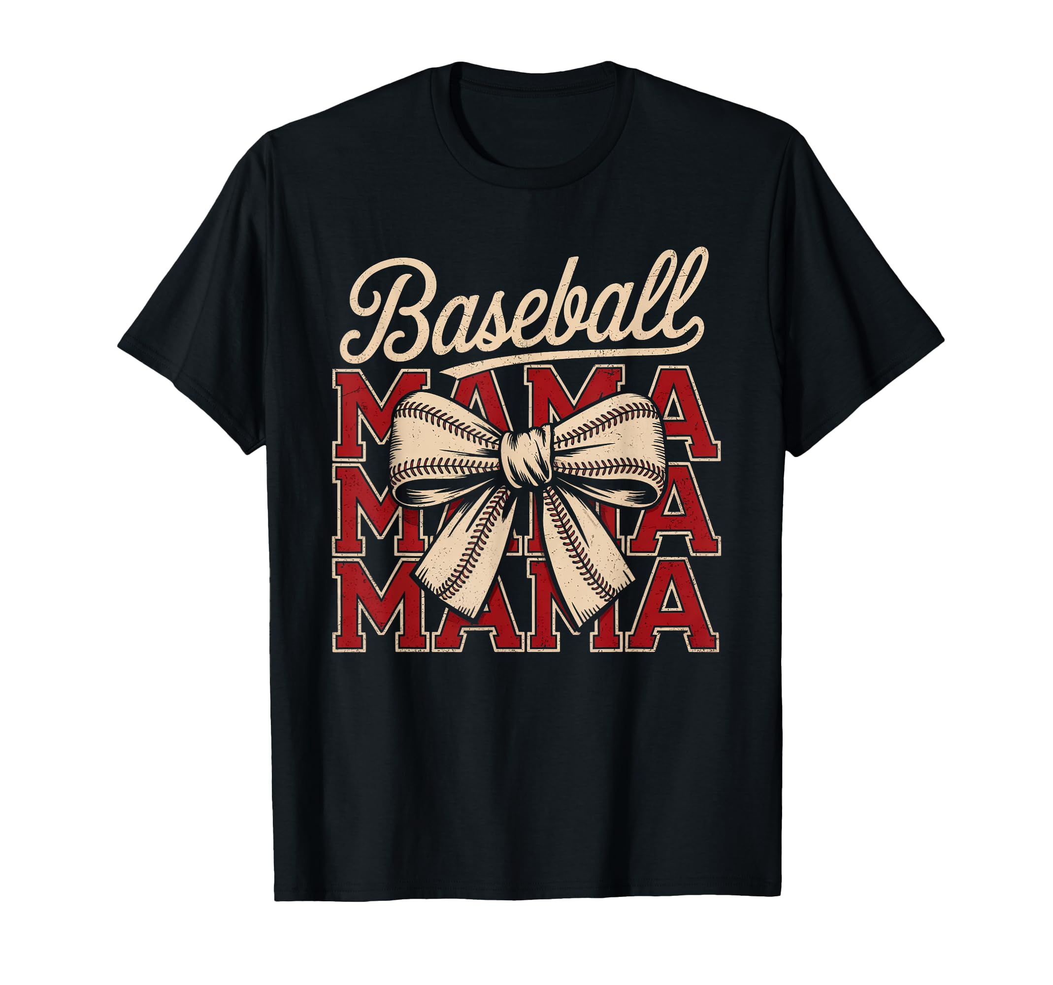 Baseball Mama Coquette Bow Game Day T-Shirt - Streetwear Style Unisex - T-Shirt, Sweatshirt, Hoodie