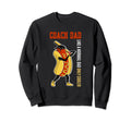 Coach Dad Baseball Usa Flag Sweatshirt - Aesthetic Graphic for Adults - T-Shirt, Sweatshirt, Hoodie