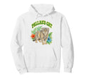 Pallass Cat Groovy Floral Watercolor Boho Hoodie - Trendy Graphic Unisex - T-Shirt, Sweatshirt, Hoodie