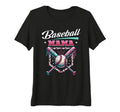 Womens Baseball Mama Dripping T-Shirt - Fun Novelty Design for Adults - T-Shirt, Sweatshirt, Hoodie
