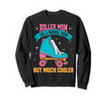 Roller Mom Disco Derby Roller Sweatshirt - Aesthetic Graphic for Adults - T-Shirt, Sweatshirt, Hoodie