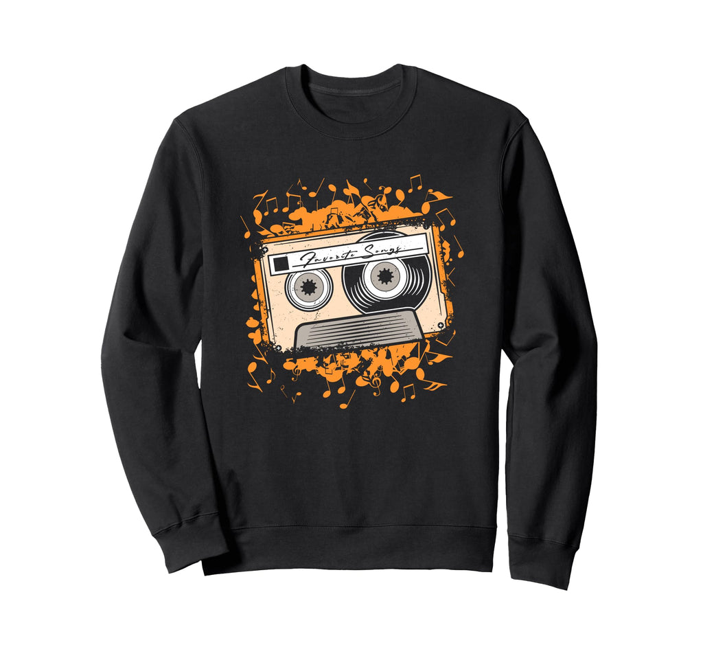 Favorite Song Cassette Tape Sweatshirt - Casual Everyday Wear for Adults - T-Shirt, Sweatshirt, Hoodie