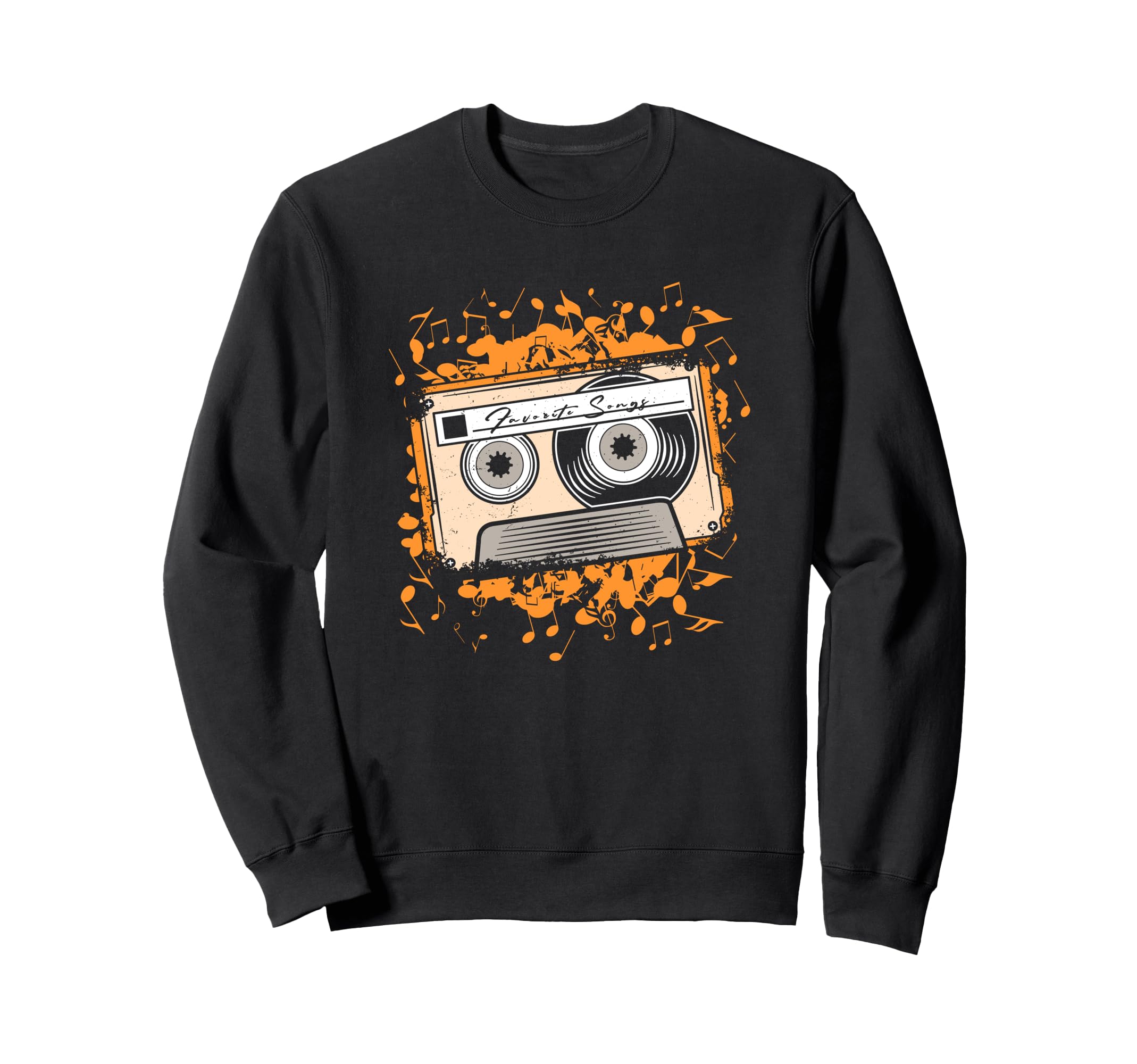 Favorite Song Cassette Tape Sweatshirt - Casual Everyday Wear for Adults - T-Shirt, Sweatshirt, Hoodie