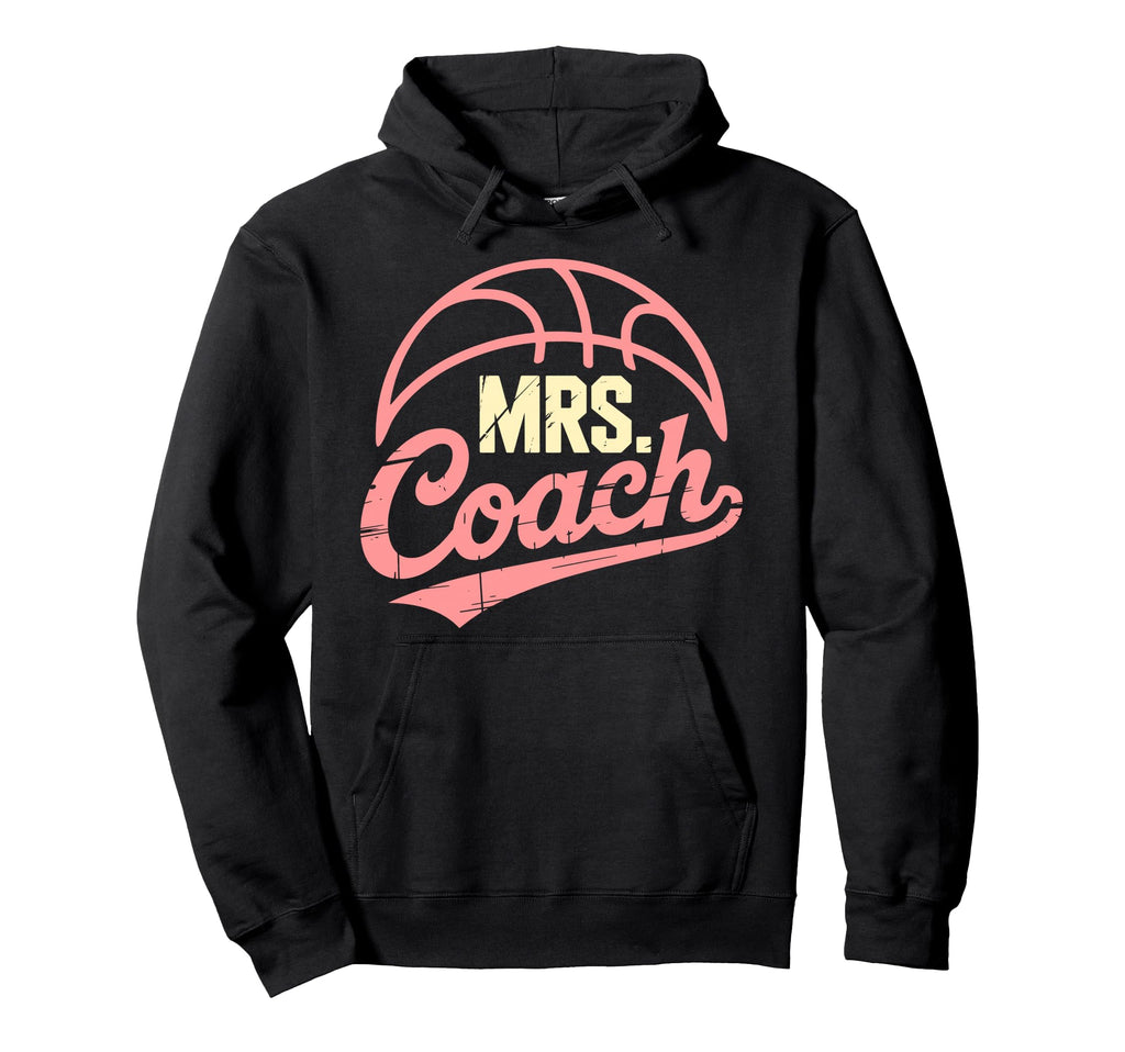 Mrs Coach Funny Football Basketball Hoodie - Custom Art Print for Adults - T-Shirt, Sweatshirt, Hoodie