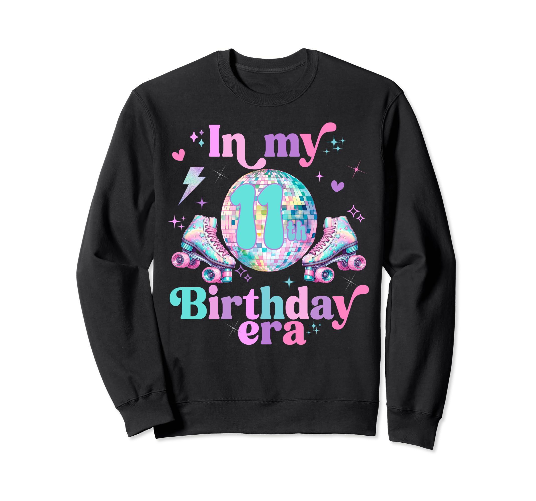 Roller Skates Birthday Disco Ball T-Shirt - Fun Novelty Design for Adults - T-Shirt, Sweatshirt, Hoodie