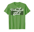 Volleyball Dad Checkered Fathers T-Shirt - Fun Novelty Design Men Women - T-Shirt, Sweatshirt, Hoodie