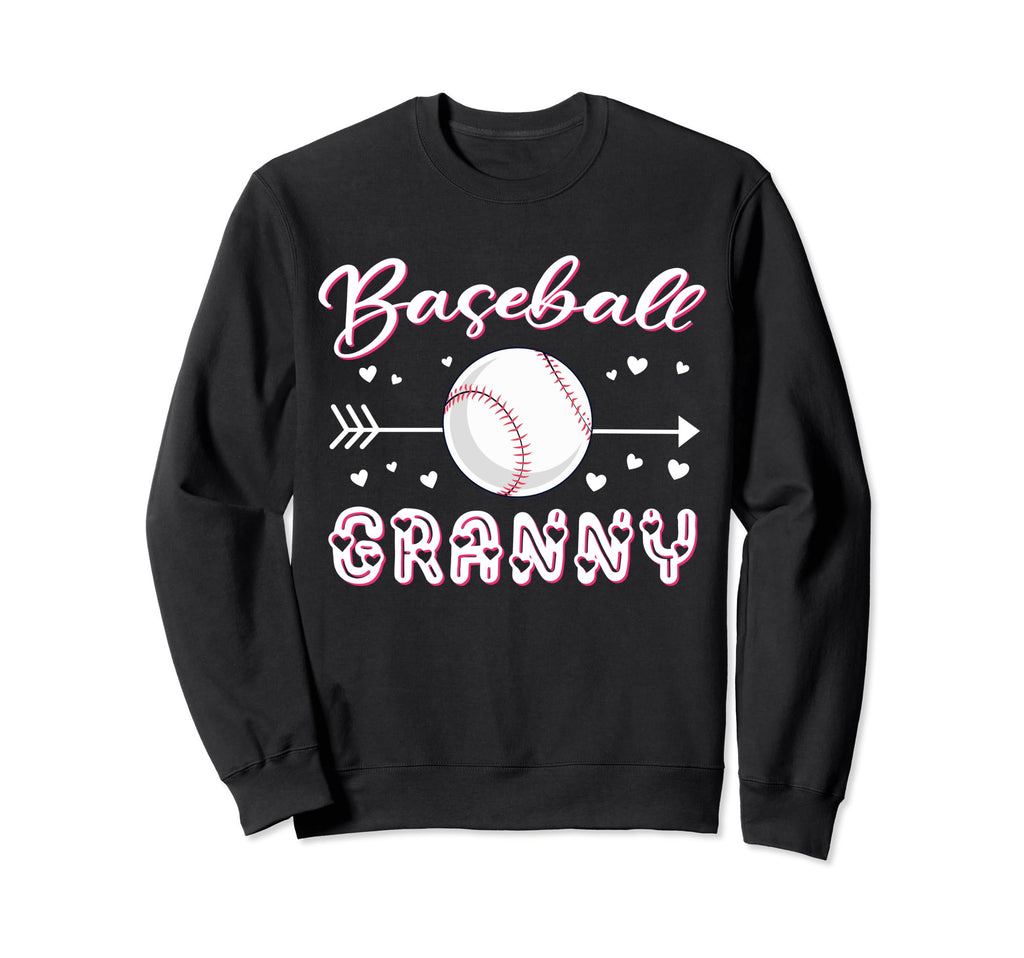 Baseball Granny Baseball Sport Sweatshirt - Aesthetic Graphic Men Women - T-Shirt, Sweatshirt, Hoodie