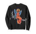 Neon Celestials Angels Demons 80S Sweatshirt - Novelty Apparel for Adults - T-Shirt, Sweatshirt, Hoodie