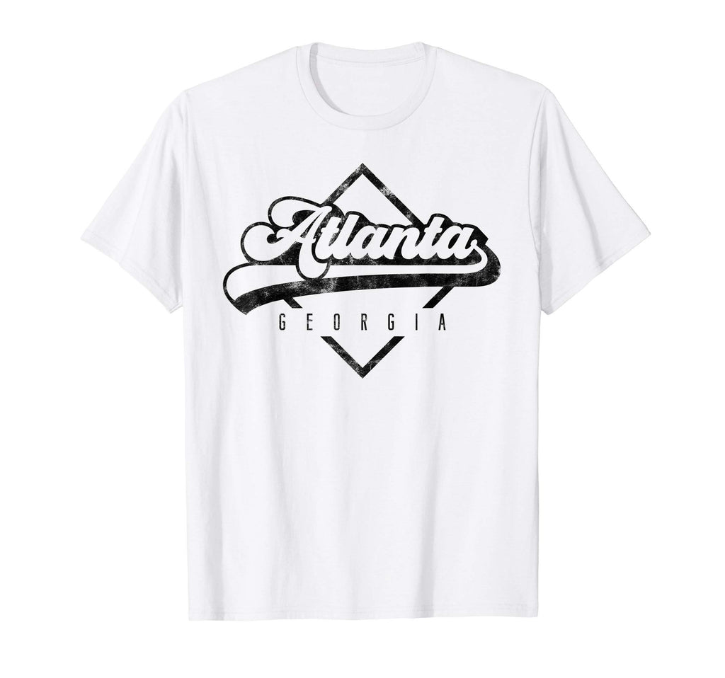 Atlanta Georgia Distressed 70S 80S T-Shirt - Unique Graphic Unisex - T-Shirt, Sweatshirt, Hoodie