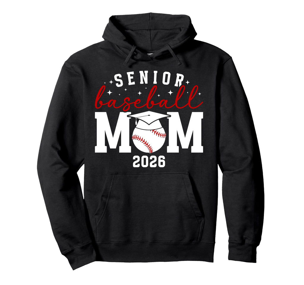 Baseball Senior Mom Senior Baseball Player Hoodie - Novelty Apparel Unisex - T-Shirt, Sweatshirt, Hoodie