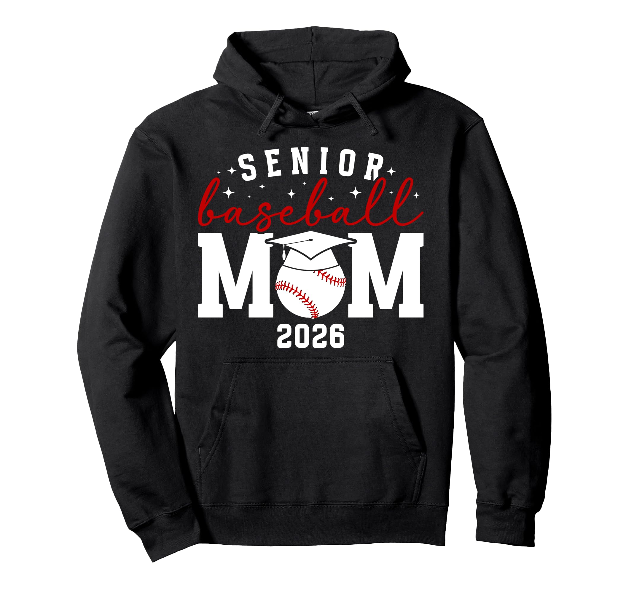 Baseball Senior Mom Senior Baseball Player Hoodie - Novelty Apparel Unisex - T-Shirt, Sweatshirt, Hoodie