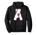 Baseball Initial Personalized Letter Hoodie - Minimalist Print Men Women - T-Shirt, Sweatshirt, Hoodie