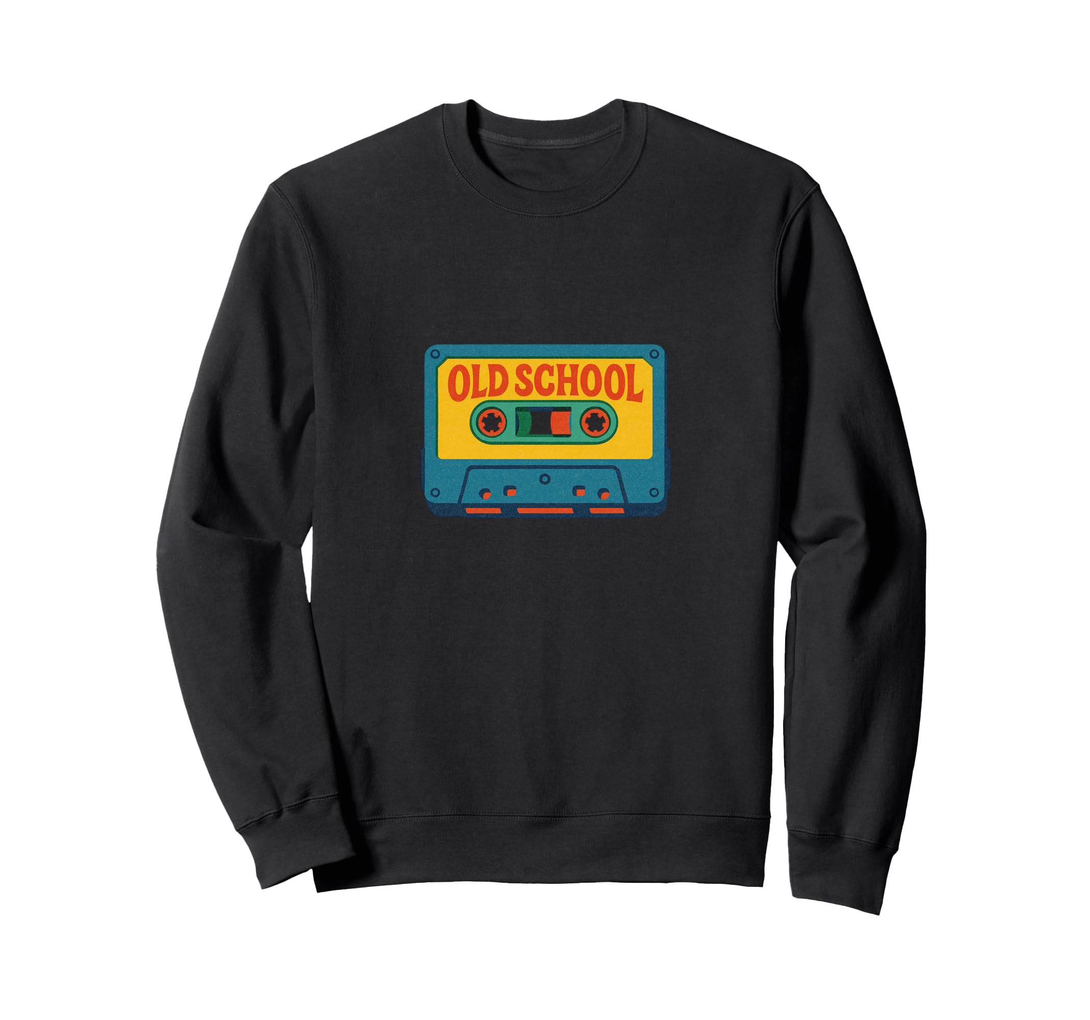 Old School Cassette Tape Sweatshirt - Casual Everyday Wear Men Women - T-Shirt, Sweatshirt, Hoodie