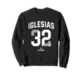 Raisel Iglesias 32 Los Angeles Mlbpa Sweatshirt - Trendy Graphic Unisex - T-Shirt, Sweatshirt, Hoodie