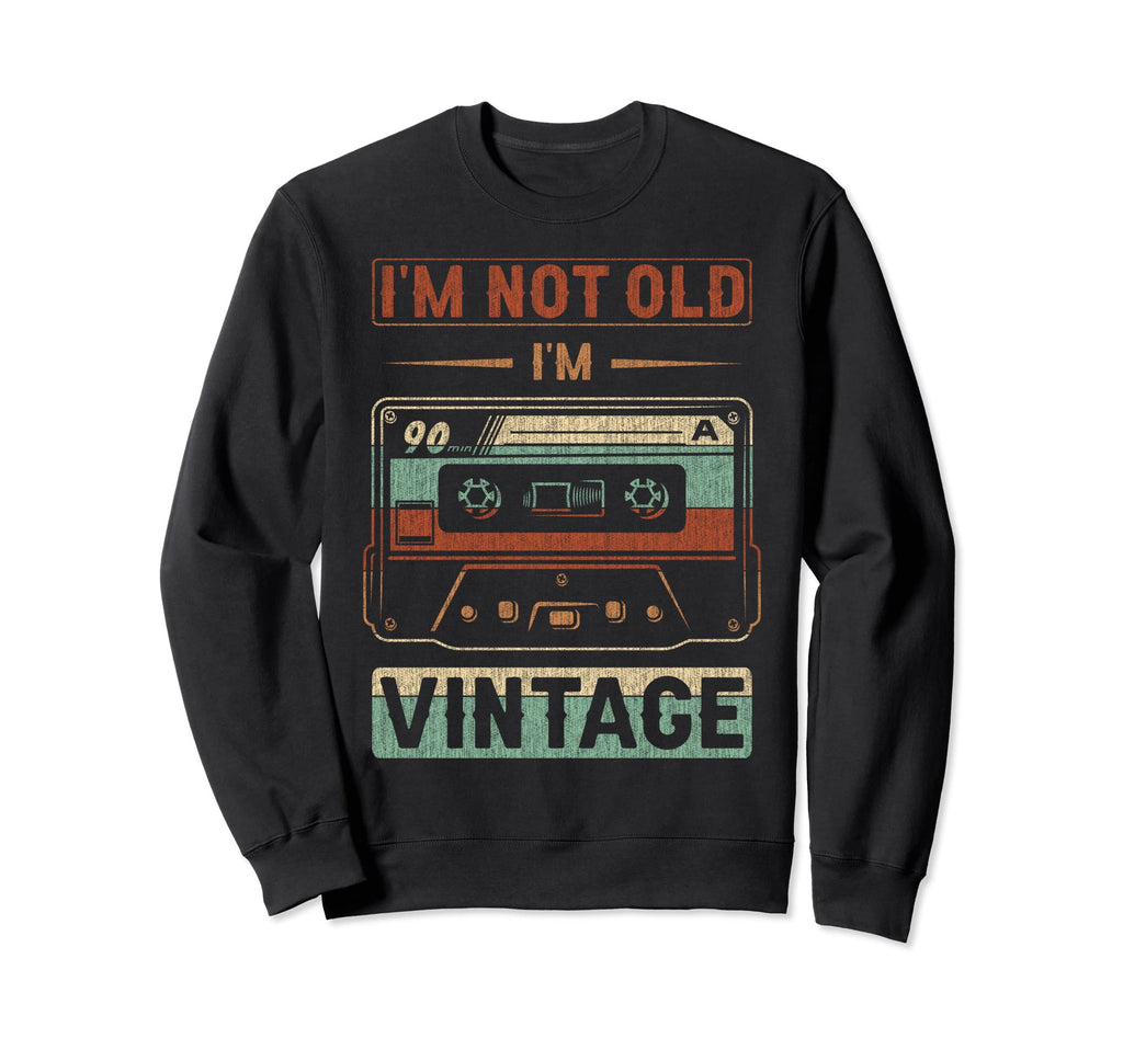 Funny Birthday Cassette Tape Sweatshirt - Casual Everyday Wear for Adults - T-Shirt, Sweatshirt, Hoodie