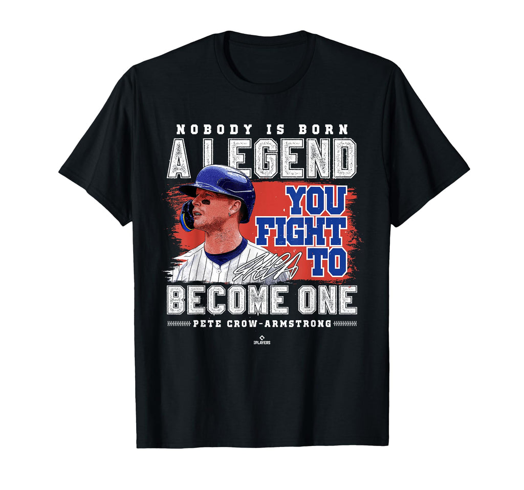 Nobody Is Born Legend Pete Crow T-Shirt - Graphic Print for Adults - T-Shirt, Sweatshirt, Hoodie
