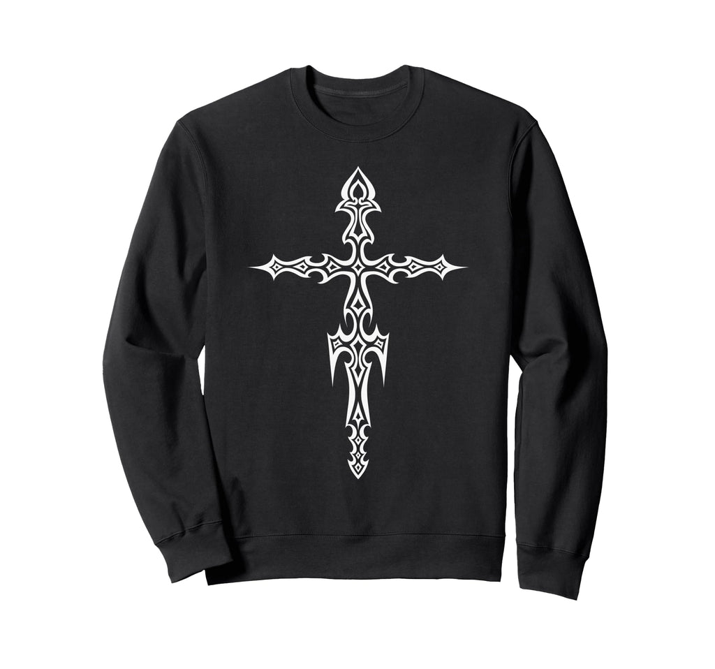 Gothic Alt Cross Mall Y2K Trad Goth Sweatshirt - Unique Graphic for Adults - T-Shirt, Sweatshirt, Hoodie