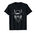 Bat Cowboy Portrait Western Bat Wild T-Shirt - Streetwear Style Men Women - T-Shirt, Sweatshirt, Hoodie